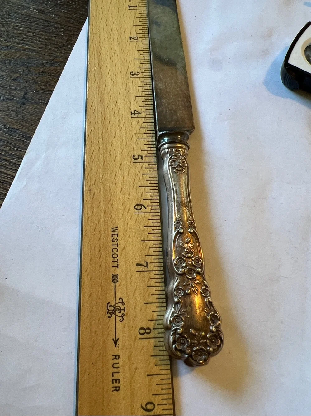Vintage Sterling buttercup knife